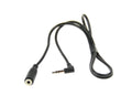 Kram 75cm verlengkabel 3.5mm Jack M 90º - Jack F