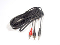 Kram 3 meter adapterkabel 3.5mm Jack M - 2 x RCA M