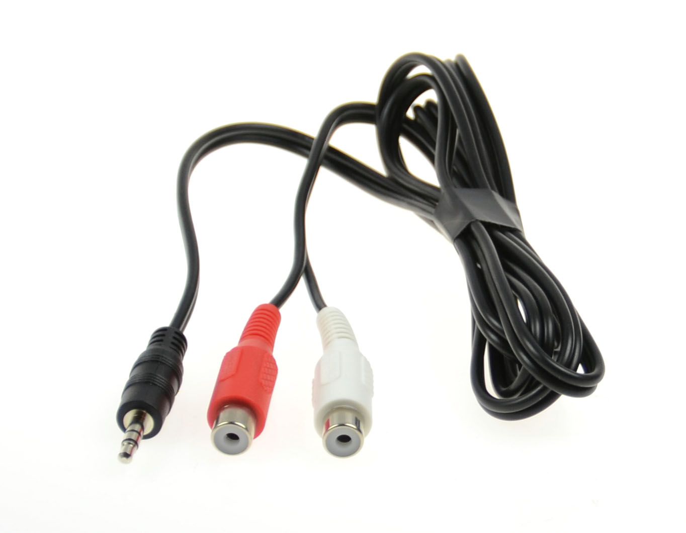 Aux adapter 2x RCA F - 3.5mm stereo Jack M 1 5 meter