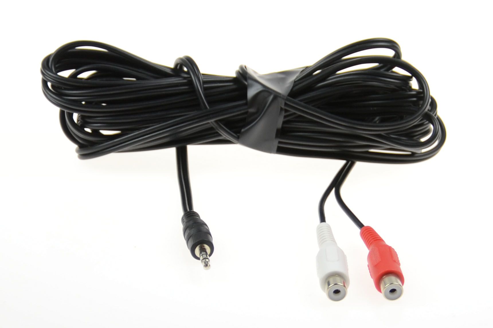 Aux adapter 2x RCA F - 3.5mm stereo Jack M 5 meter