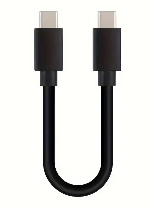 Datakabel usbC - usbC 0.20m zwart