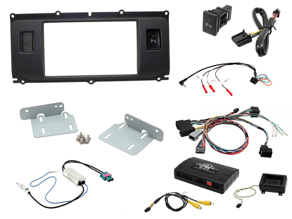 2DIN KIT LR Range Rover Evoque 11-15 met 5 display zwart