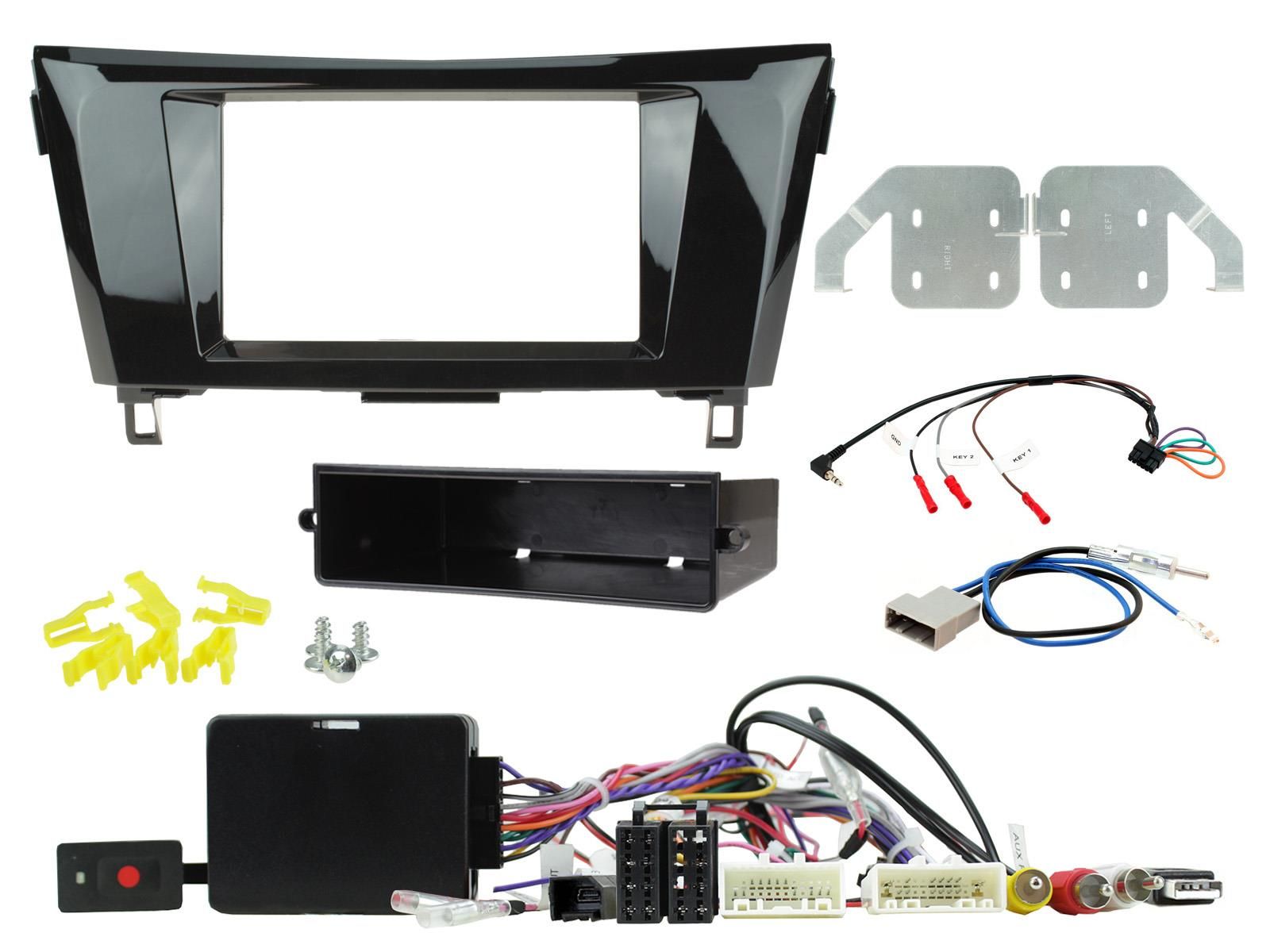 2DIN KIT Nissan Qashqai / X/trail 15 - 18 met OEM 360° cam