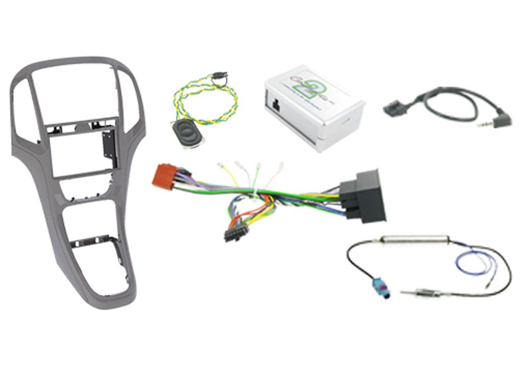 2DIN KIT Opel Astra 10-15 Titan grijs