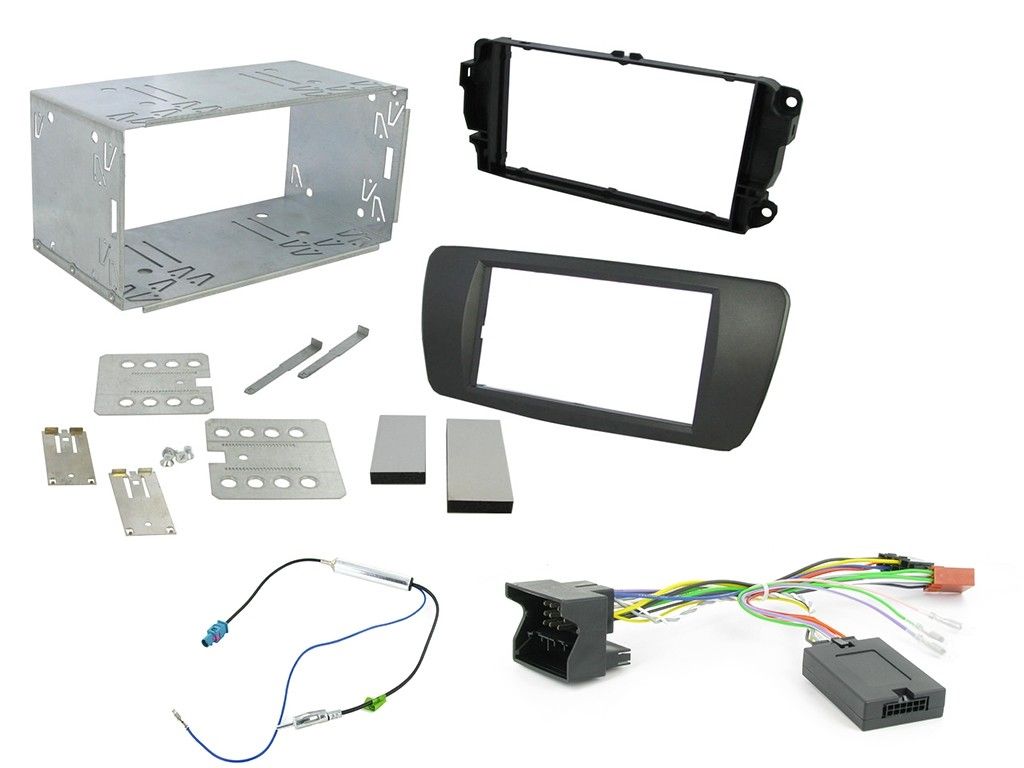 2DIN KIT Seat Ibiza 08-14 Nite zwart