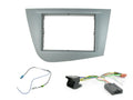 2DIN KIT Seat Leon 05-12 Ona zilver RHD