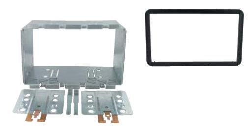 2-DIN frame Alfa 159 05-11 Brera 06-14 Spider 06-10 zwart