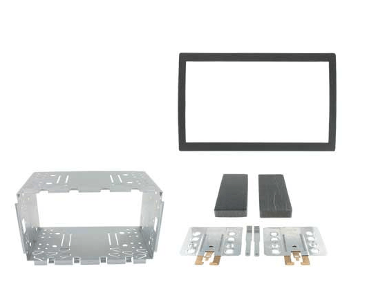 2-DIN frame Chevrolet Nubira Deawoo Lacetti 05-10 zwart