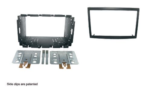 2-DIN frame Citroen C5 08-17 zwart