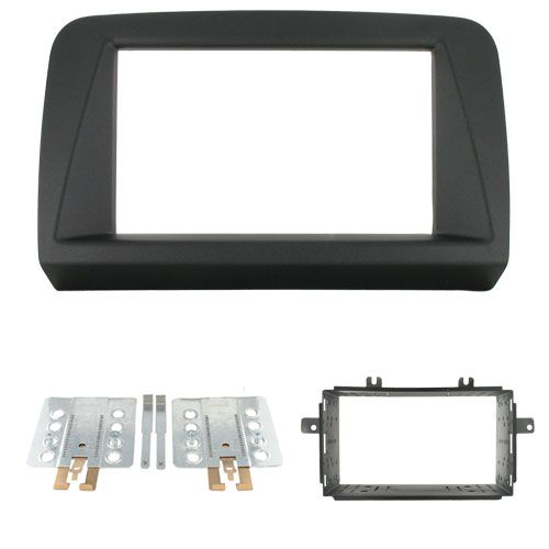 2-DIN frame Fiat Croma 08-11 zwart