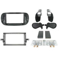 2-DIN frame Fiat 500 08-15 piano zwart