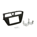 2-DIN frame Hyundai i20 15-20 zwart