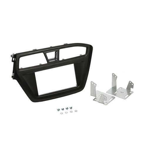 2-DIN frame Hyundai i20 15-20 zwart