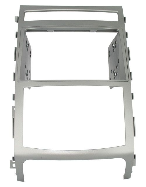 2-DIN frame Hyundai ix55 09-14 zilverkleurig