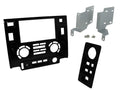 2-DIN frame LR Defender 07-16 piano zwart
