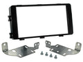 2-DIN frame Mitsubishi Outlander 13-21 piano zwart