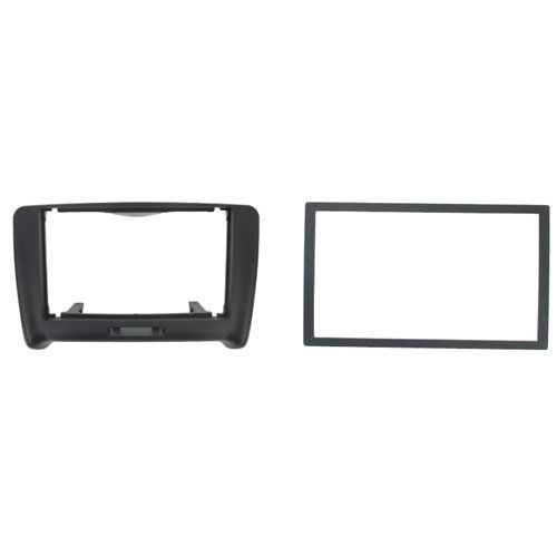 2-DIN frame Audi TT 07-10 soft touch zwart
