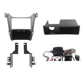 2-DIN frame Chevrolet Equinox GMC Terrain en adapter zwart