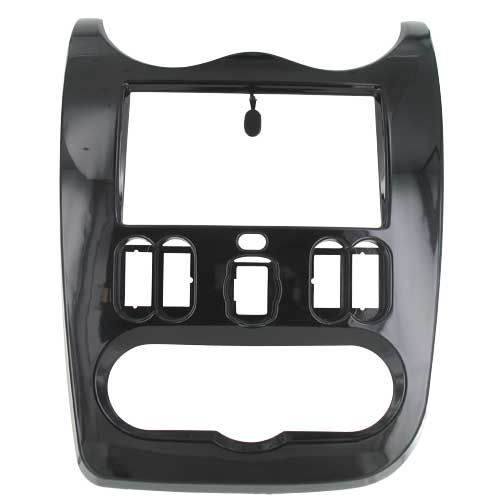 2-DIN frame Dacia Duster Logan Sandero 10-12 piano zwart