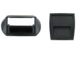 1-DIN frame Citroen Nemo Fiat Fiorino Bipper 08-21 zwart