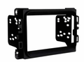 2-DIN frame Dodge Ram Jeep Cherokee Compass 14-21 zwart