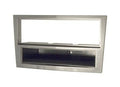 1-DIN frame Opel Astra 04-10 Corsa Vivaro Zafira zilvergr