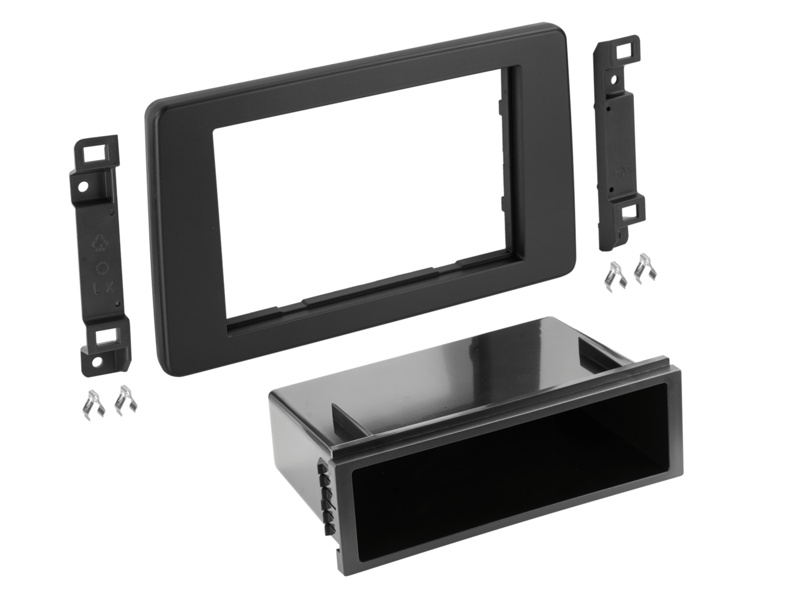 2-DIN frame Renault Express 21-23 zwart