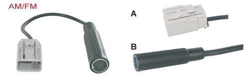 adapterkabel 15 cm Volvo GT-5 F - DIN F