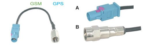 adapterkabel 15 cm FME M - Fakra M