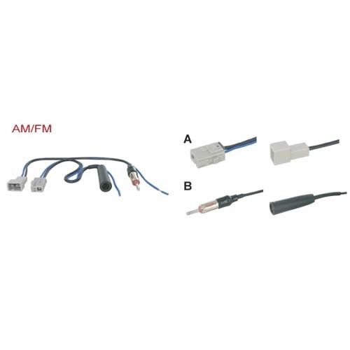 adapterkabel 20 cm dubbel Honda/Mazda/Suz GT13 DIN M - DIN