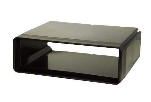 1-DIN frame Universeel ISO onderbouwbakje zwart