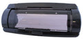1-DIN frame Universeel front met waterdichte afscherming zw