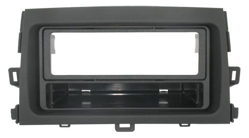1-DIN frame Toyota Corolla 09-13 met bakje zwart