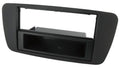 1-DIN frame Seat Ibiza 08-14 met bakje antraciet grijs