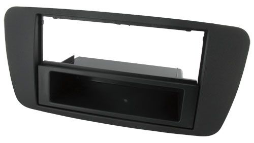 1-DIN frame Seat Ibiza 08-14 met bakje antraciet grijs