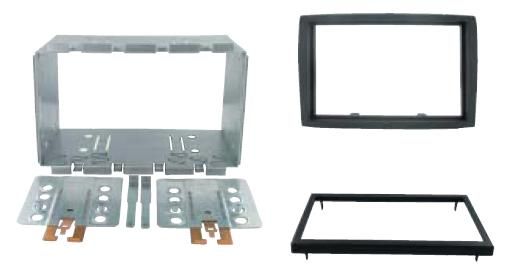 2-DIN frame Citroen Jumper Ducato Boxer 06-11 zwart