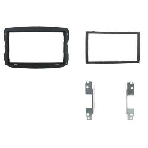 2-DIN frame Fiat 500L 12- zwart