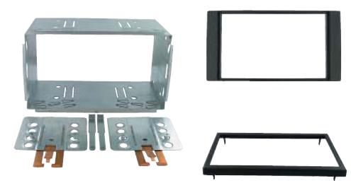 2-DIN frame Ford C-Max S-Max 06- Focus 04- zwart