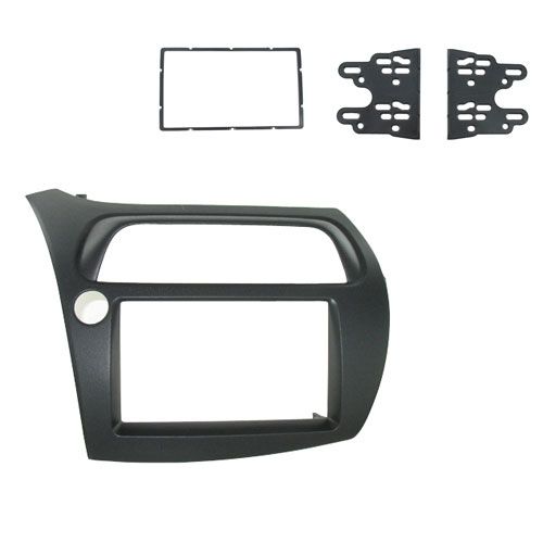 2-DIN frame Honda Civic Fn 2006 -> zwart