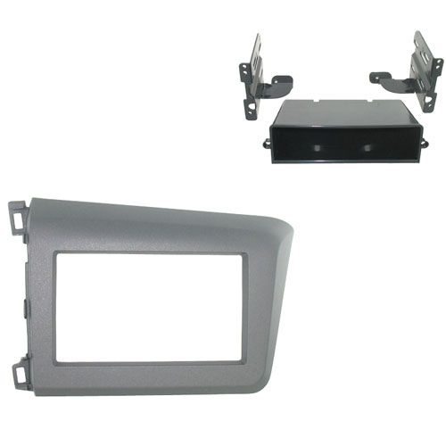 2-DIN frame Honda Civic 11-15 met bakje antraciet