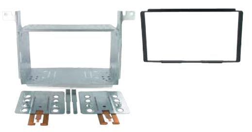 2-DIN frame Hyundai Santa Fe 06-12 zwart