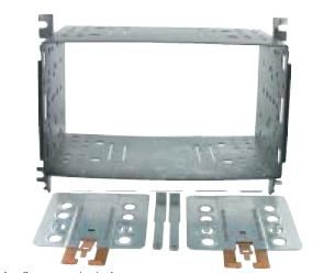 2-DIN frame Hyundai Tucson 05-10 zonder OEM paneel zwart