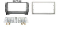 2-DIN frame Hyundai i20 08-12 zilverkleurig