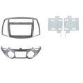 2-DIN frame Hyundai i20 12-14 autom airco OEM paneel zilve