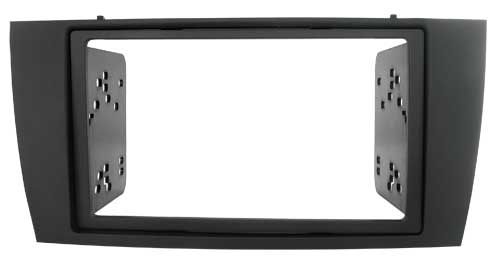 2-DIN frame Jaguar S-Type X-Type 99-08 zwart
