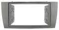 2-DIN frame Jaguar S-Type X-Type 99-08 zilver