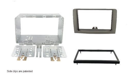 2-DIN frame Lancia Musa 08-12 met metaal frame grijs
