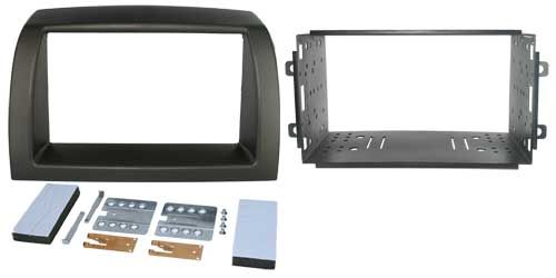 2-DIN frame Lancia Ypsilon 04-11 donker grijs