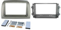 2-DIN frame Lancia Ypsilon 04-11 zilverkleurig