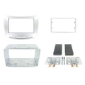 2-DIN frame Lancia Delta 09-14 zonder OEM Navi zilverkleur